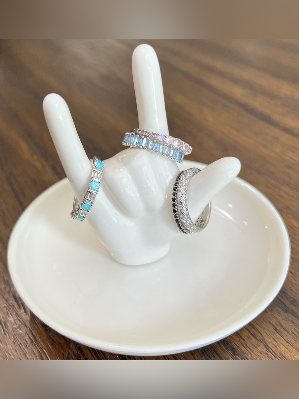 Bomb Party Ring Lot - Size 7 - Set of 5 bands